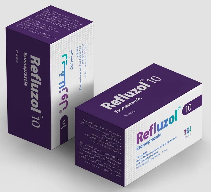 تصویر REFLUZOL 10 MG Granule Sachet